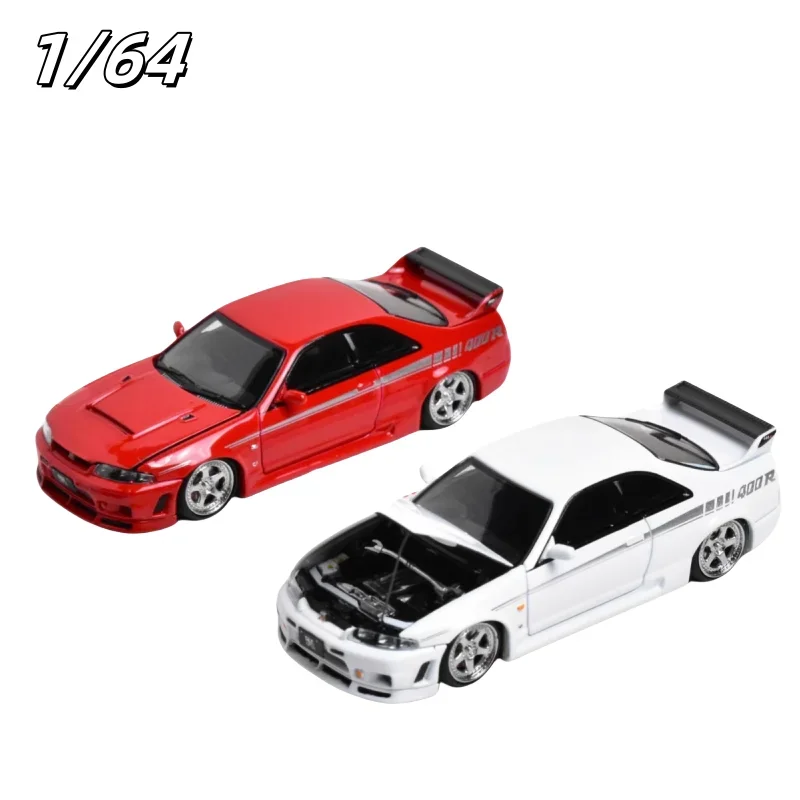 

1:64 Nissan GT-R R33 Nismo 400R Skyline модель из сплава, Детская Коллекция декоративных игрушек, праздничный подарок для детей.