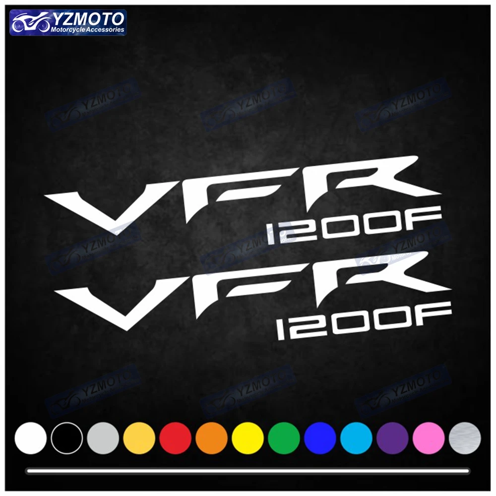 สติ๊กเกอร์ตกแต่งรถมอเตอร์ไซค์ Honda VFR1200F VFR 1200F สำหรับแข่งรถ ติดถังน้ำมัน ตัวถัง โลโก้ ชิ้นส่วนเครื่องยนต์ ชิลด์หน้า หมวกกันน็อค