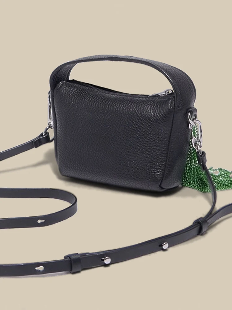Tassel Bag for Women 2023 Fashion Trend Shoulder Bag Fashion Crossbody Bag Luxury Brand Metal Tassel Decorated Handbag