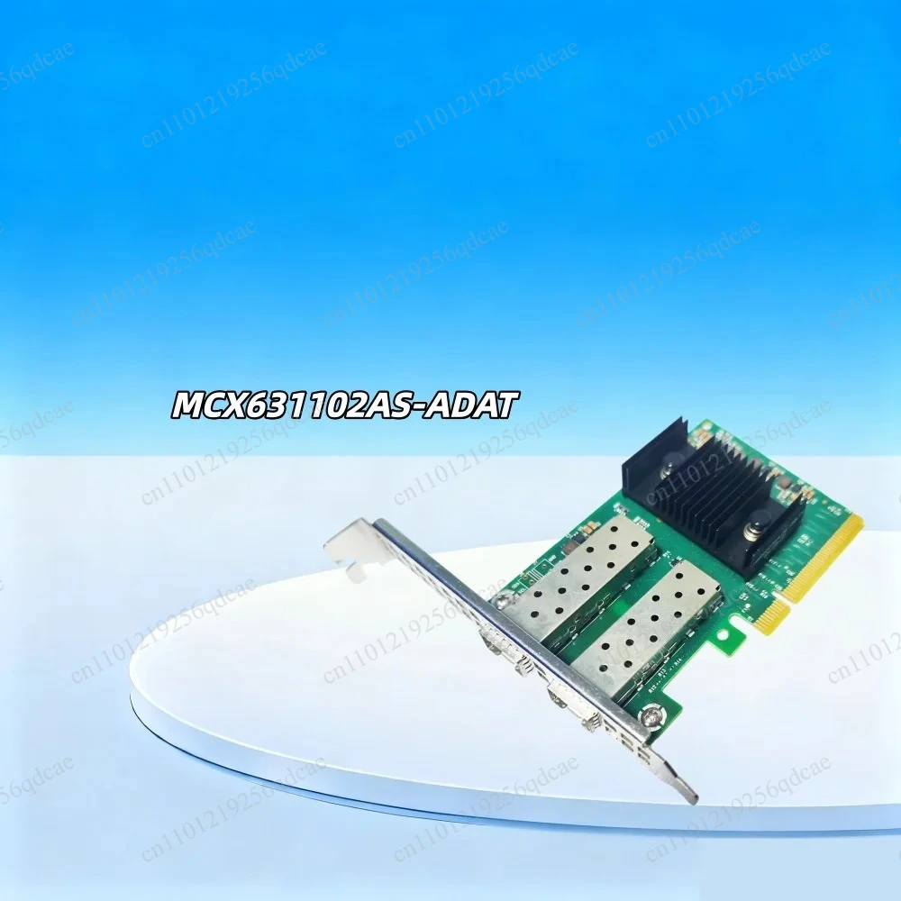 Mellanox Ethernet Network Card, Mcx631102As-Adat Connectx-6Lx Adapter Server, 25Gbps Dual Port Sfp28, Pcie 4.0X8, 25Gbe