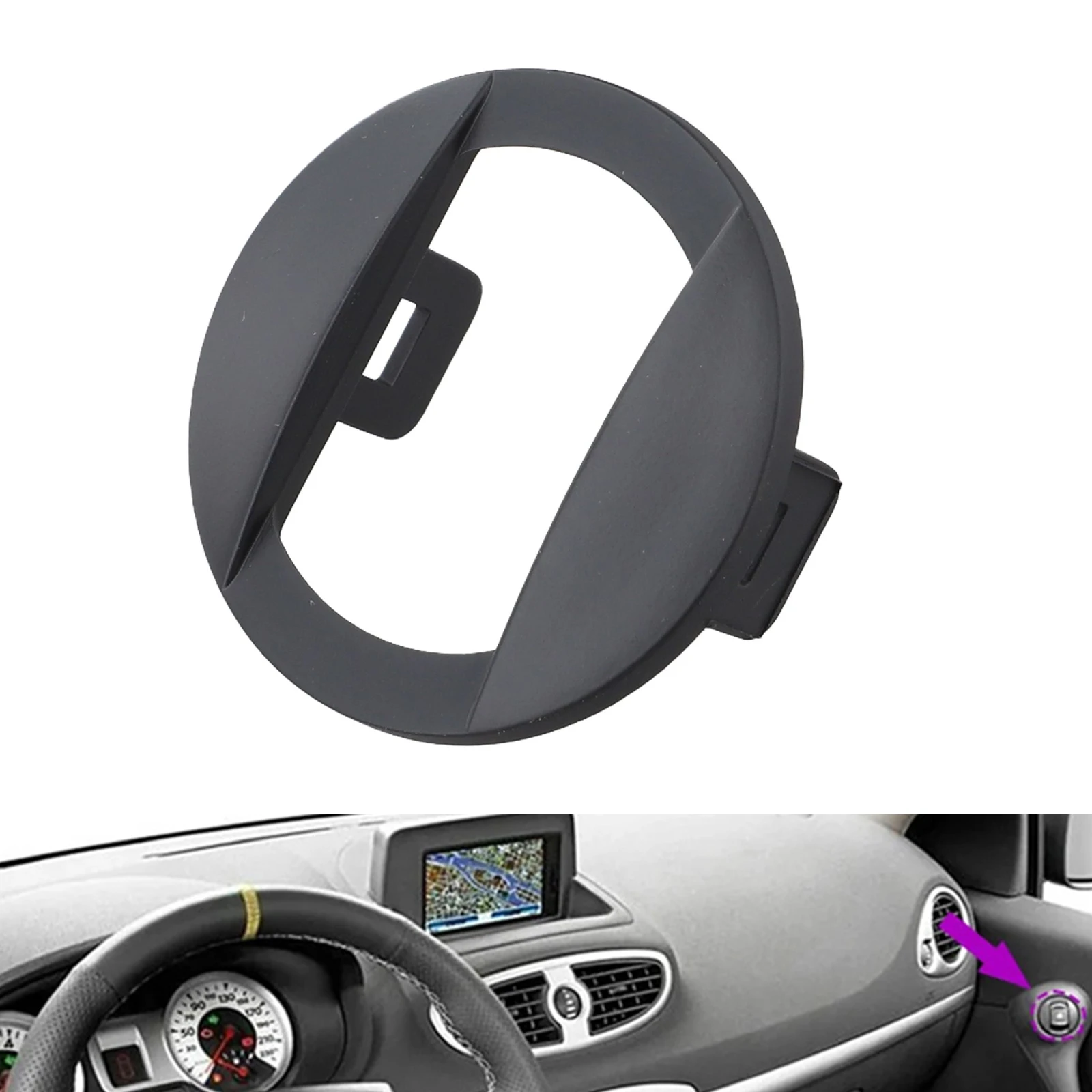 7701475136 Car Passenger Door Small Window Front LHD RHD Lift Switch Button Panel Cover Frame For Renault For CLIO 3