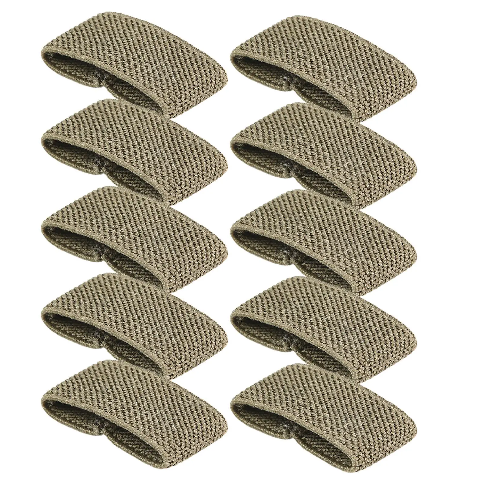 5x 10x Elastic Belt Keepers Belt Holder Band Webbing Loop for 1.5