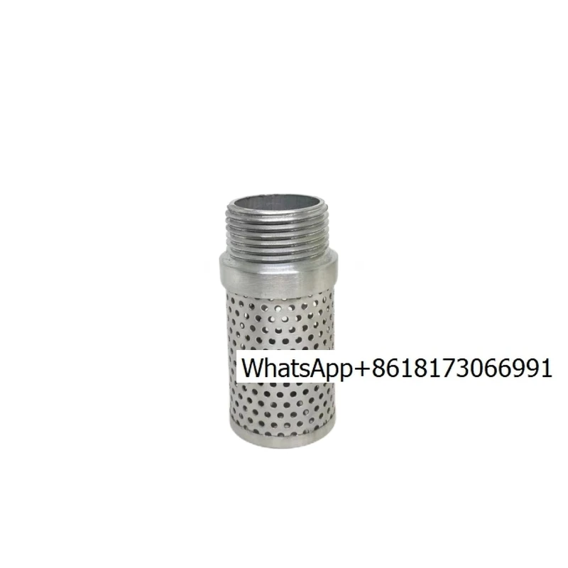 

Крышка фильтра с круглым отверстием из нержавеющей стали 304, сварная круглая головка фильтра с внешней резьбой