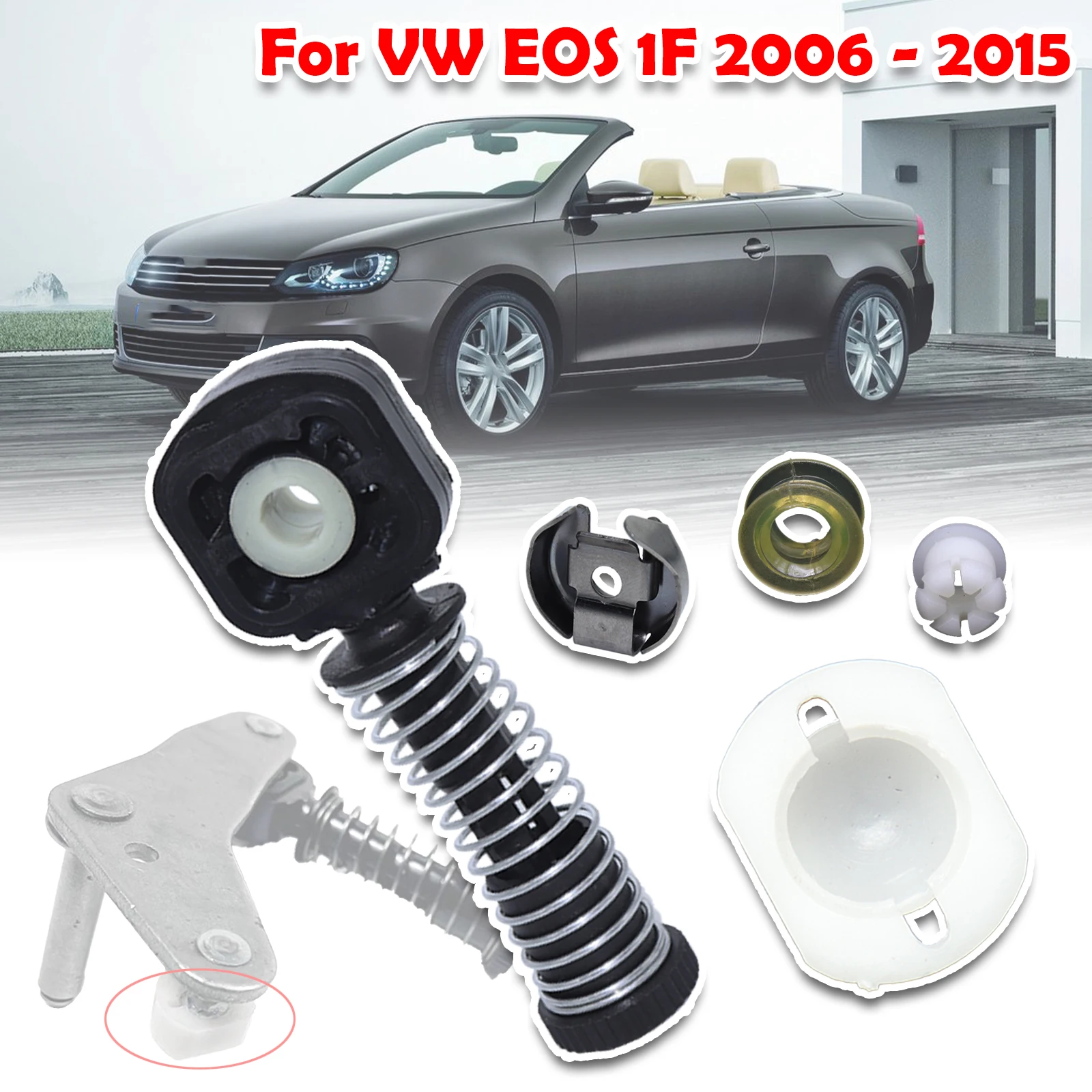 

For VW EOS 1F Gear Selector Lever Mechanism Sliding Shoe Bushing Shift Rod Linkage Clip Manual Transmission Rivet 2006 - 2015