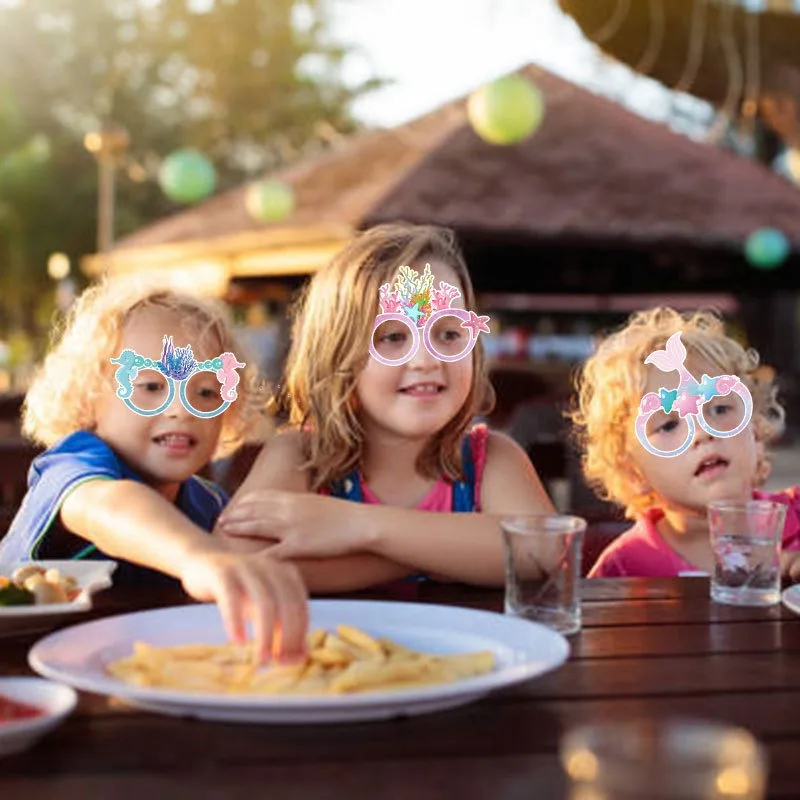 Décorations de fête sur le thème de l'espace pour l'anniversaire de bébé, lunettes en papier astronautes, style exquis, personnalisées, tendance, nouveau festival, mignonnes