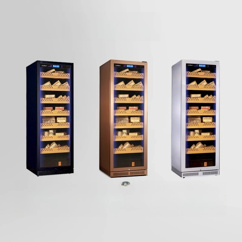 

Cigar Cabinet Constant Temperature and Humidity Household, Cigar Moisturizer Tea Cabinet, Cedar Wood Stainless Steel