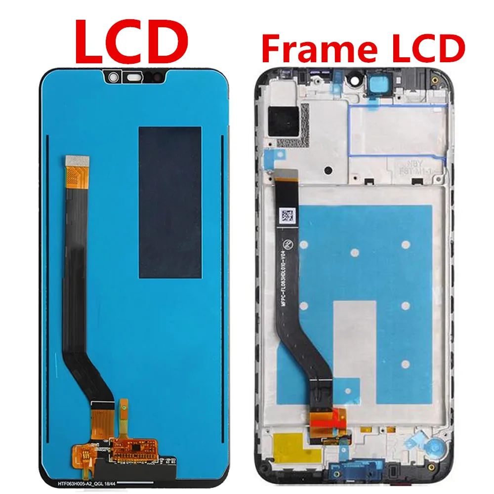 LCD For Huawei Y7 2019 DUB-LX1 DUB-LX3 Display Touch Screen Digitizer With Frame For DUB-L23 Y7 Prime 2019 Parts