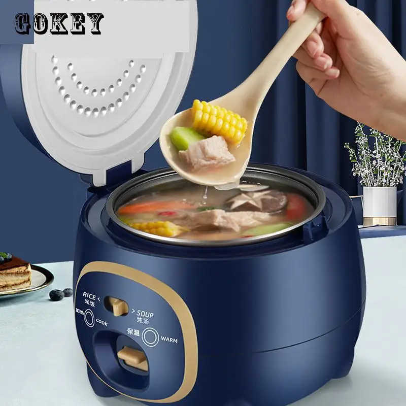 Nồi Cơm Điện 1.8l Mini Đa Chức Năng Thực Phẩm Làm Nóng Xông Hơi Thông Minh Điện Tự Động Canh Và Nồi Cơm Điện Eu