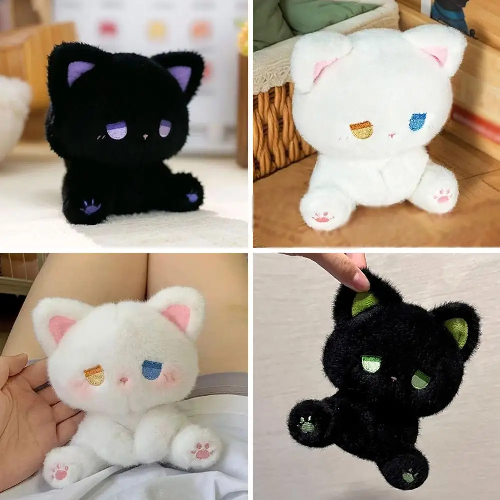 15 cm süßes Emo-Katzen-Plüschtier, weiches Tier, Plüschpuppe, niedliche Dekoration, begleiten den Schlaf, Spielzeug für Kinder, Geburtstagsgeschenk