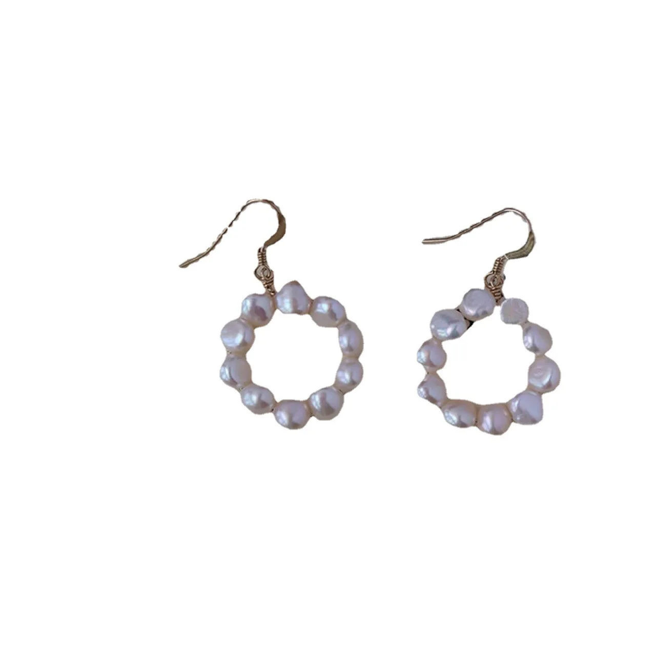 Großhandel Schmuck 100% Natürliche Barock Süßwasser Perle 14K Gold Gefüllt Damen Tropfen Ohrringe Für Frauen Anti Allergie – Detail 8