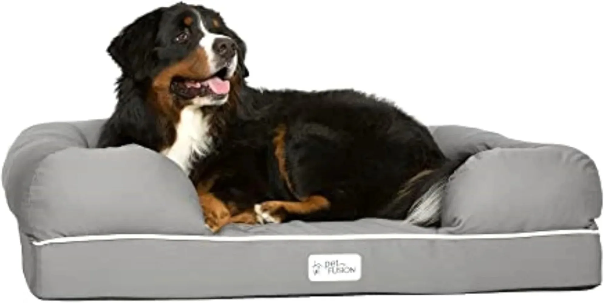 PetFusion Ultimate Dog Bed, Orthopedic Memory Foam, Multiple Sizes and Colors, Medium Firmness Pillow, Waterproof Liner