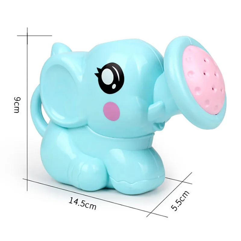 Bath Toy Plastic Kettle Bath Shower Tool Baby Bathroom Toy Elephant Watering Pot Bath Toy for Children Summer Bath Sprinkler