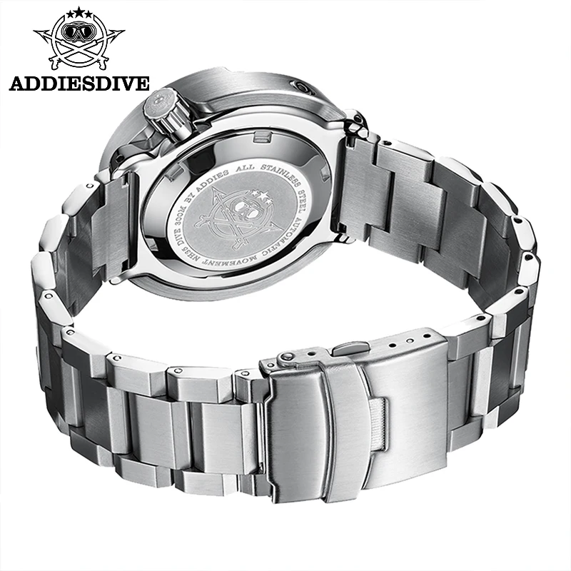 ADDIESDIVE 2023 Men\'s Mechanical Watch C3 luminous 300m Waterproof Sapphire NH35 Automatic Wristwatch Steel Tuna diver\'s watches