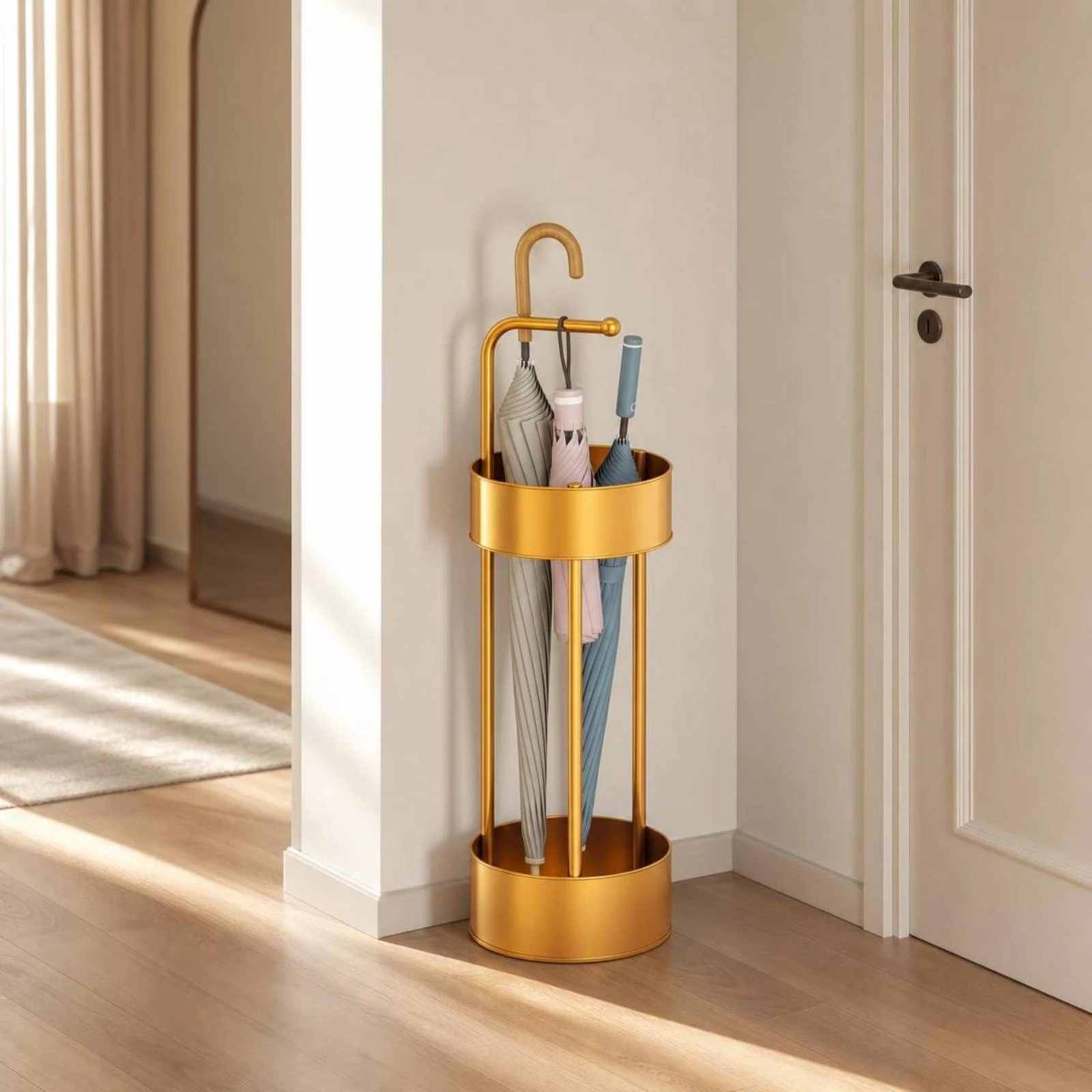 Umbrella Stand Slim Umbrella Rack Space-Saving Rust-Resistant for Entryway, Hallway