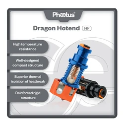 H Dragon Hotend ST HF UHF Per Voron Stampante 3D Estrusore Testa di Estrusione per V6 Hotend per Titan DDB Azionamento Diretto Bowden