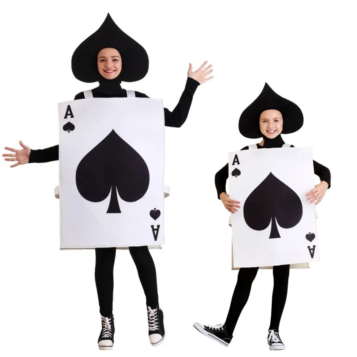 adult-funny-poker-card-role-playing-costume-masquerade-party-spade-a-stage-performance-prop-cosplay-party-pair