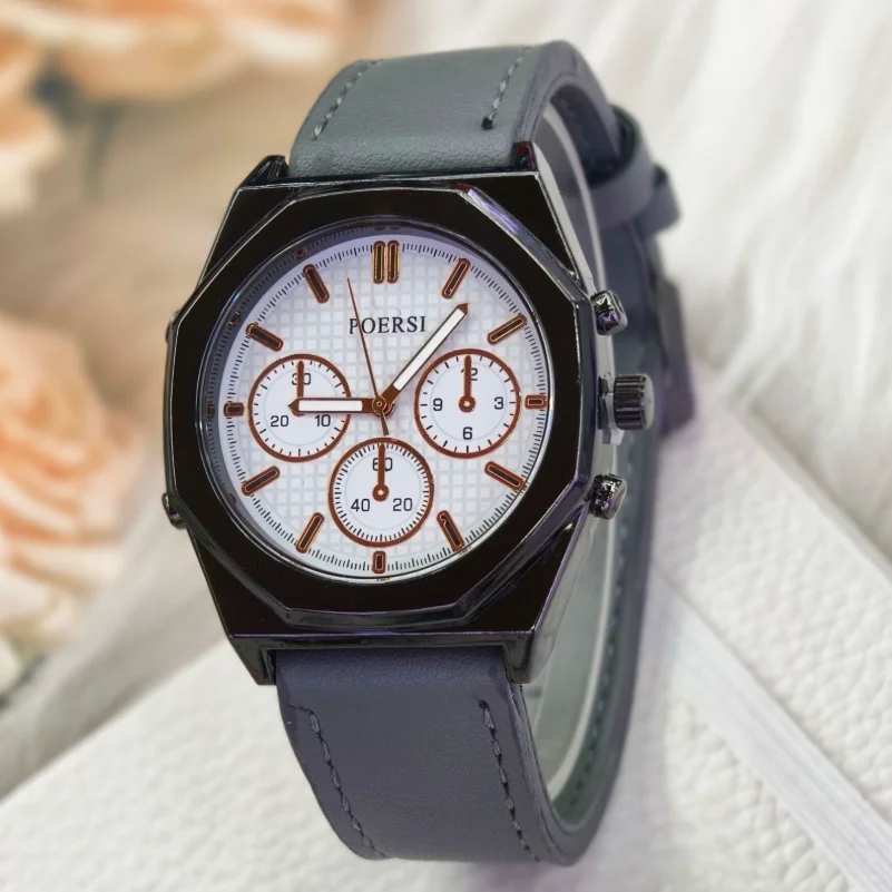 New Fashion Luxury Man Leather Watch Men Business High Quality Quartz Watches Students Sports Wrist Watches Reloj Hombre Gifts