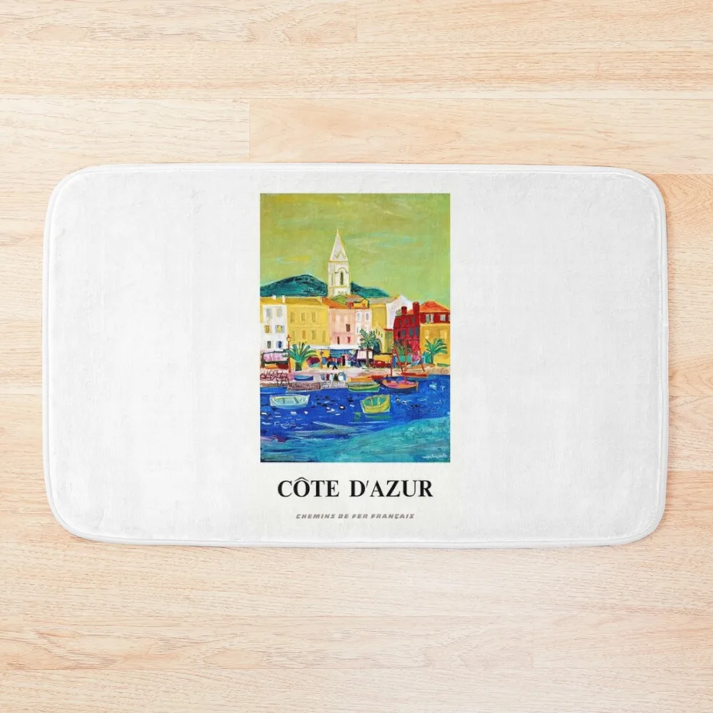 

france Chemins de Fer Franais, Cte d'Azur Roger BEZOMBES 1966 Bath Mat Bathroom Slip Toilet Rug Room Carpet Mat