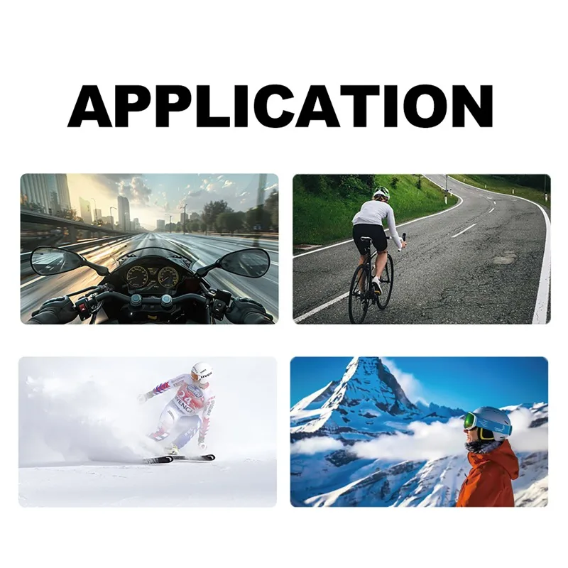 HD 4K Action Camera Wireless Wi-Fi Mini Outdoor Sports Cam Waterproof Multi-Function Cycling Recorder Wearable Helmet Cam