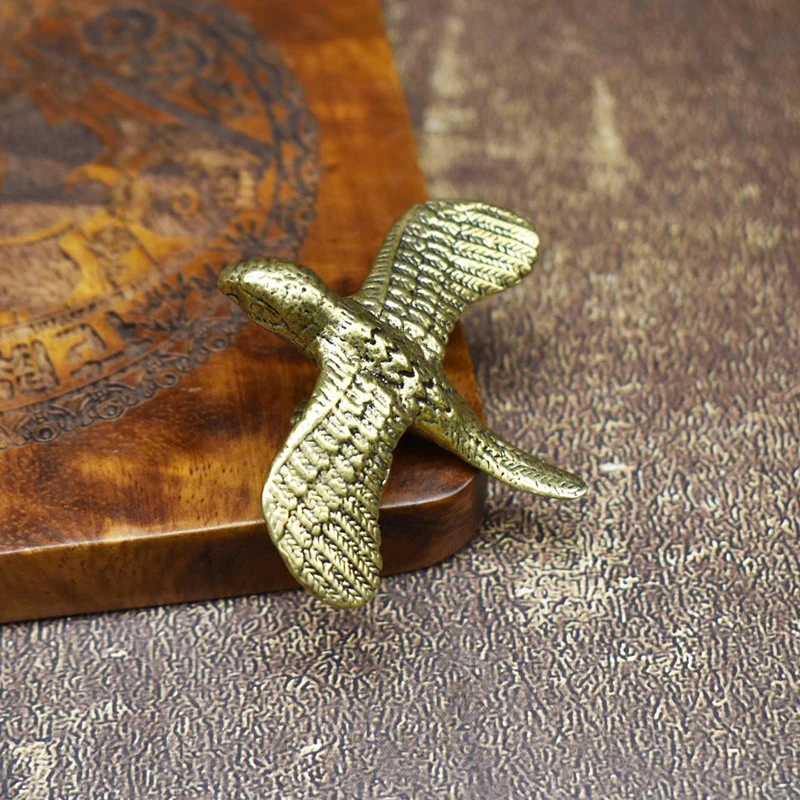Gli ornamenti per pappagalli in ottone fanno il vecchio senso, ornamenti creativi fatti a mano, soggiorno, ufficio, desktop, arti e mestieri