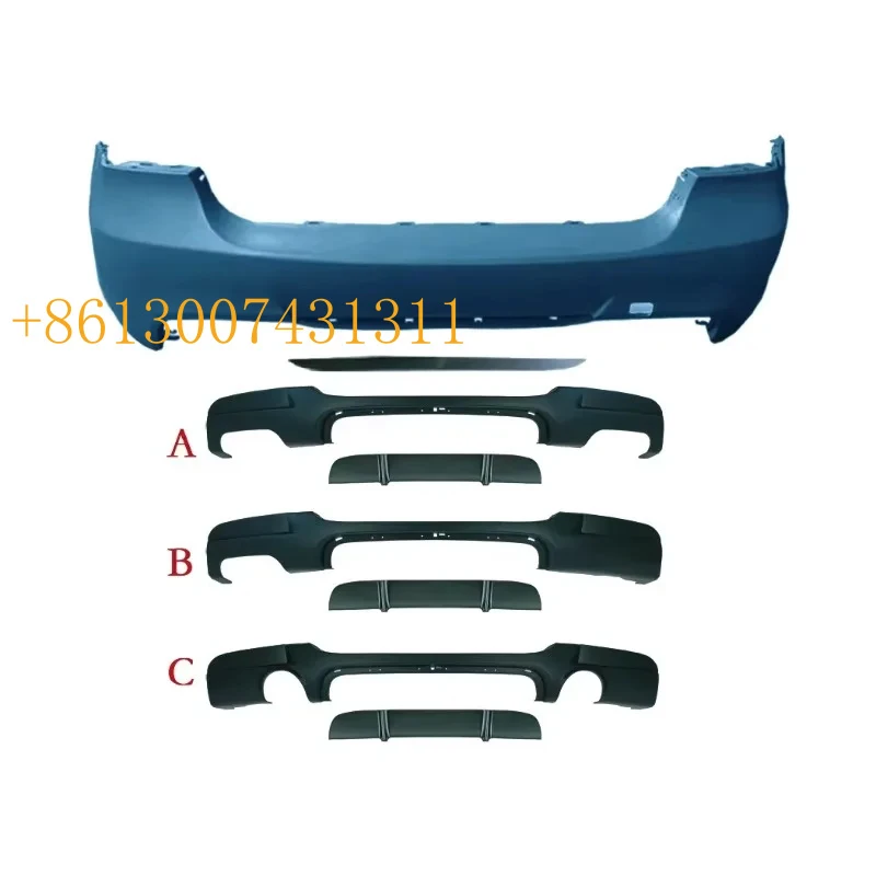 FactoryHigh Quality 3 Series E90 2005-2012 Body Kit 2005-2012 MT-Tech Style Updated Front and Rear Bumper Assembly