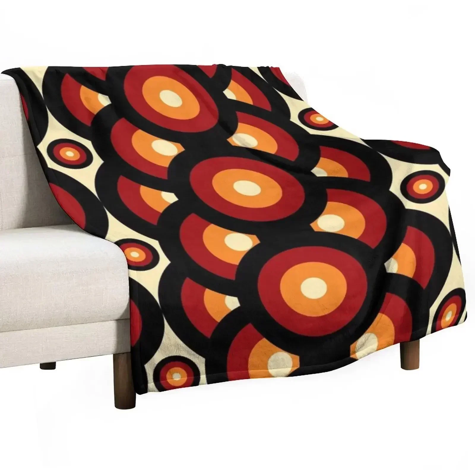 60s 70s Style Retro Vintage Mid-Century Throw Blanket Luxury Thicken Luxury Designer Custom Single Fashion Sofas Blankets