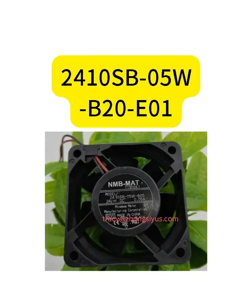 

New 2410SB-05W-B20-E01 24V 0.05A 6CM 6025 2-wire fan