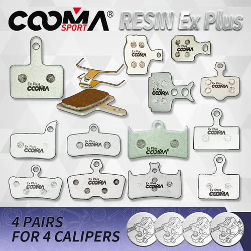 Pastillas de freno de bicicleta de resina mejoradas para pinza de bicicleta de carretera SRAM Avid Shimano Magura Hayes Formula Hope MTB