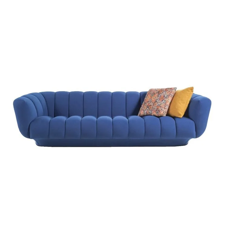 

Italian minimalist fabric sofa modern, creative living room, single and double triple sofa