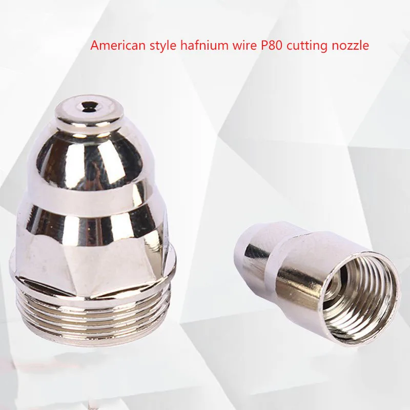 American Hafnium Wire P80 Electrode Nozzle Plasma Cutting Nozzle Electrospray Hafnium Wire 2.0 100/120 Cutting Gun Cutting Nozzl