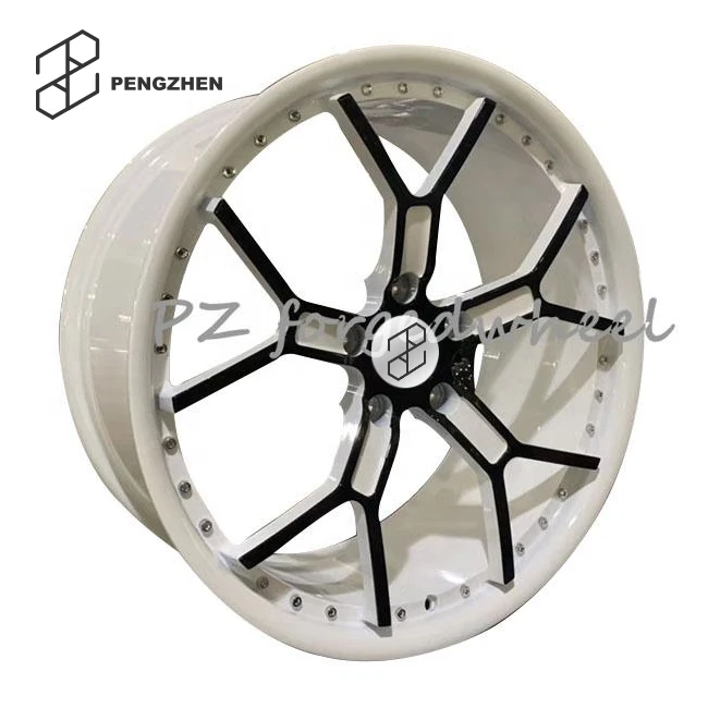 for Pengzhen Black and White Popular Design Hot Selling R16 R17 R18 passenger Car Alloy Aluminum Wheels for VW passat