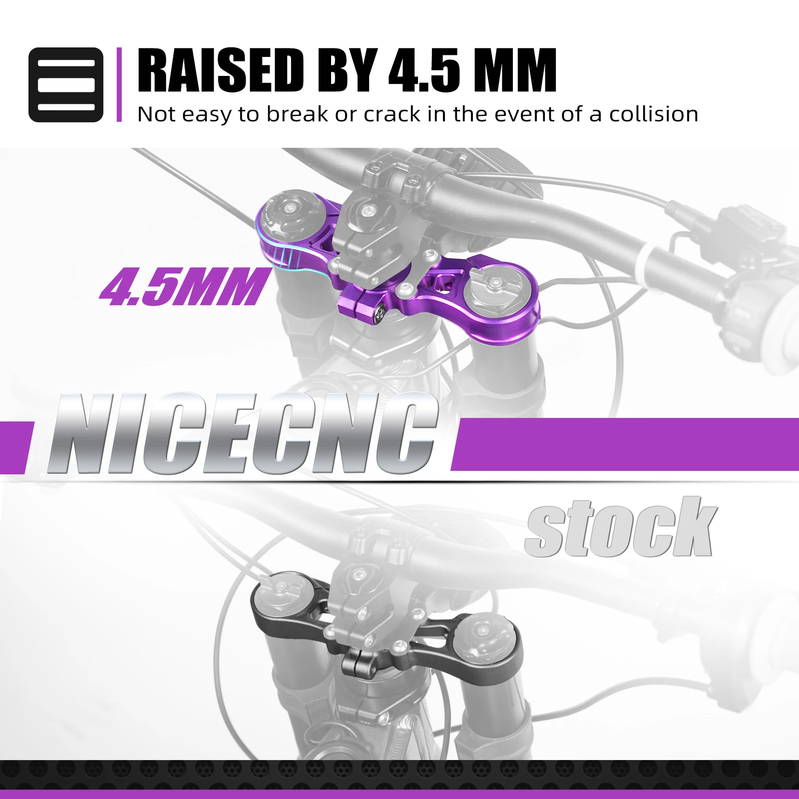 For Sur-Ron Surron Light Bee X S Surron Ebike KKE Front Suspension Fork Core Upper Triple Clamp Top Link Plate Riser Bracket Kit