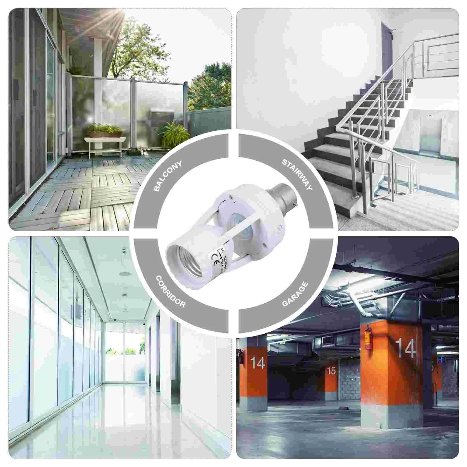 E14 Induktionslampenfassung B22 auf E27 Konverter Glühbirne Steckdose Adapter LED Smart