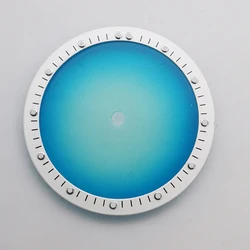 28.5mm Black Blue White Luminous Perspective Dial Ring Transparent Plastic Dial fit NH35 NH36 NH38 NH39 NH70 NH72 movement