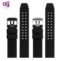 Fashion Top Men's Rubber Watch Strap 22mm/23mm Waterproof Sport Watchband with for Luminox Buckle Silica Gel Bracelet