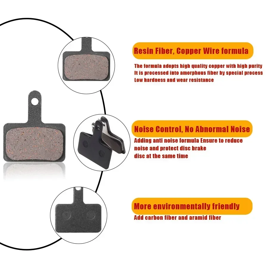 Disc Brake Pads for Kaabo Wolf 11 /11+ /X /Pro /King/ King GT Mantis Pro 8 10 Vsett Zero Brake Pads Electric Scooter Accessories