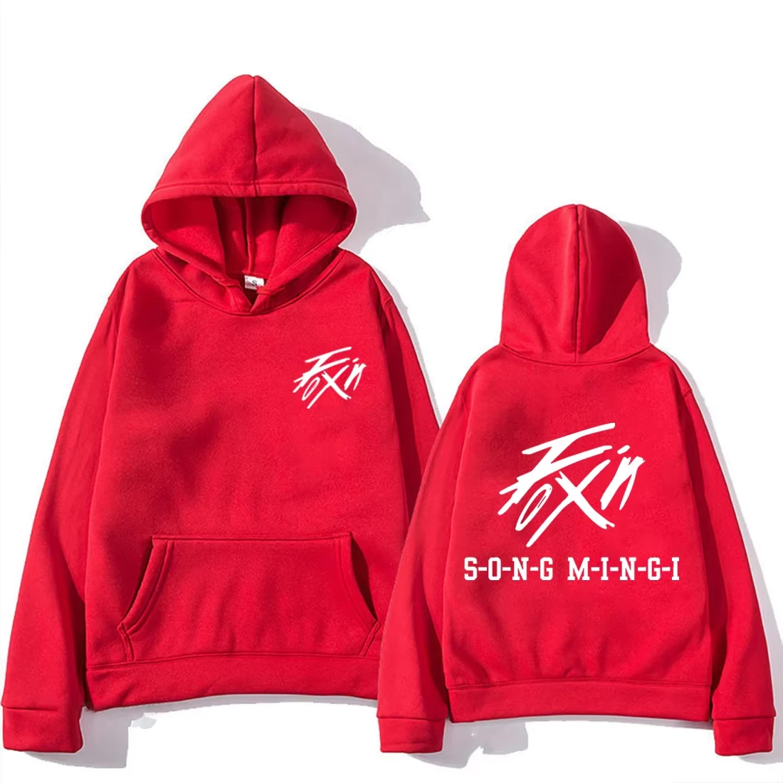 ATEEZ _FIX ON_ Mingi Merch Vintage Hoodies Koreanischer Kpop-Modestil Hoodie Herren Langarm Streetwear Winter Unisex Kleidung – Detail 18