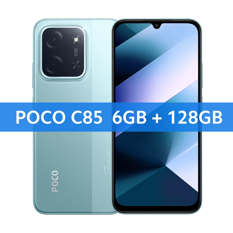 POCO C85 Global Version Smartphone Helio G81-Ultra 6.9" Dot Drop display 6000mAh battery 50MP Camera 33W NFC