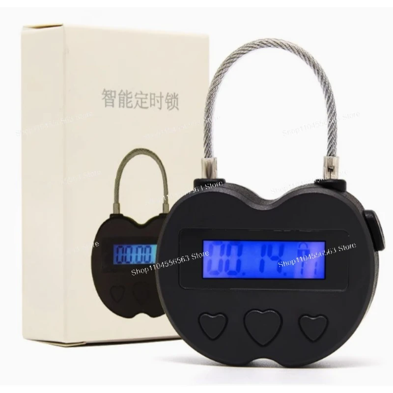 قفل وقت الجسم المعدني شديد التحمل، قفل USB قابل لإعادة الشحن مقاوم للماء، مؤقت شاشة LCD للسلامة والراحة وأمن المنزل