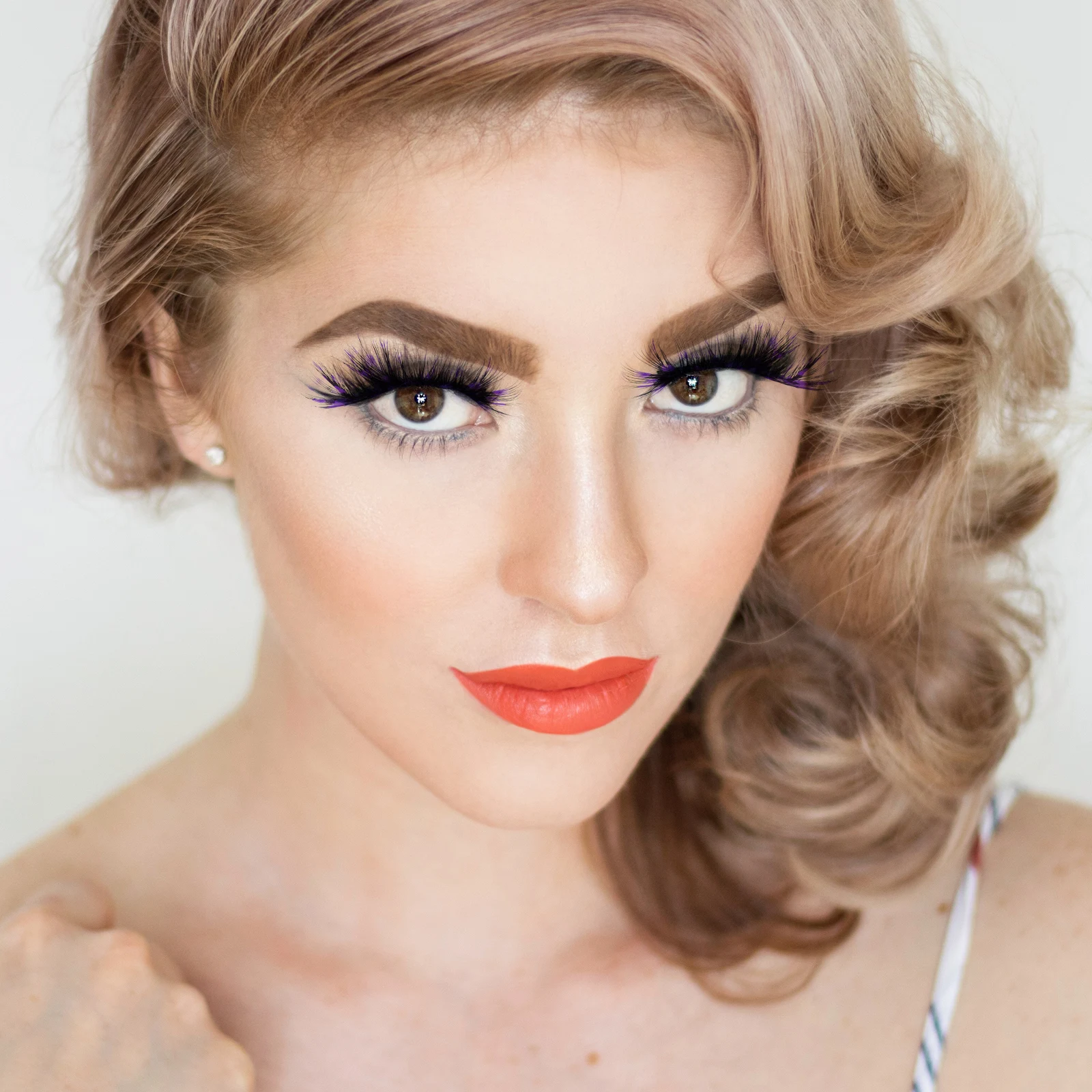 

False Set 6pcs Thin Dense Comfortable Premium Party Wedding Makeup Daily Smoky Color Eyelashes Dense