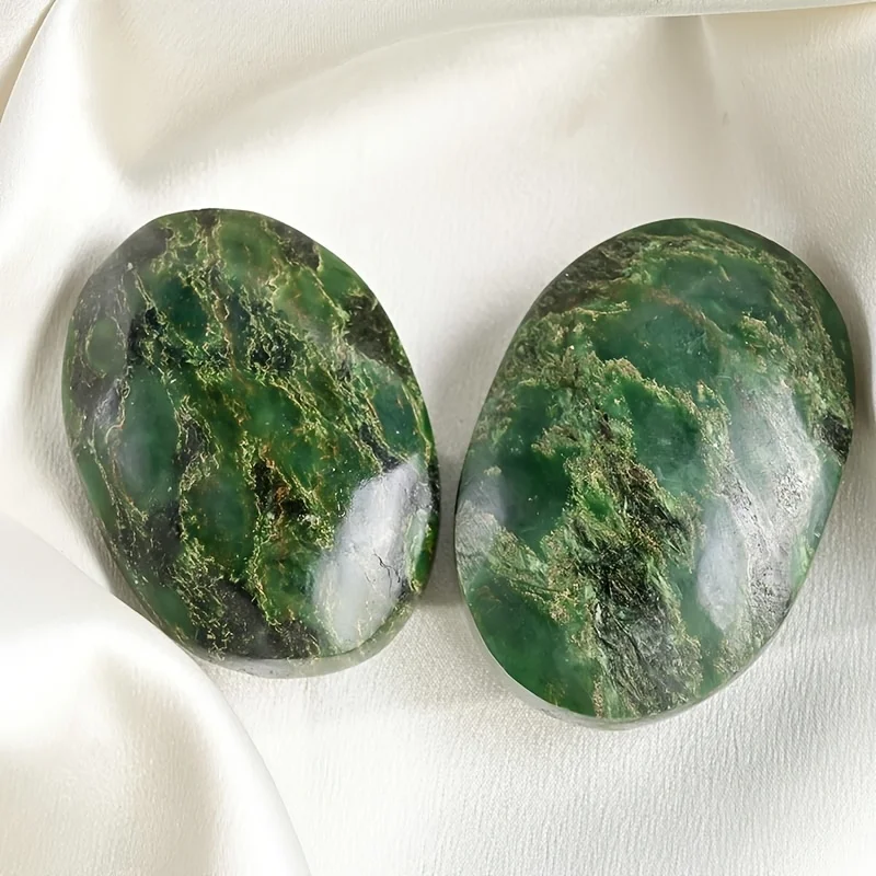 Natural Emerald Crystal Palmstone Perfect for Home Decor Ornaments Holiday Gifts and Crystal Presents