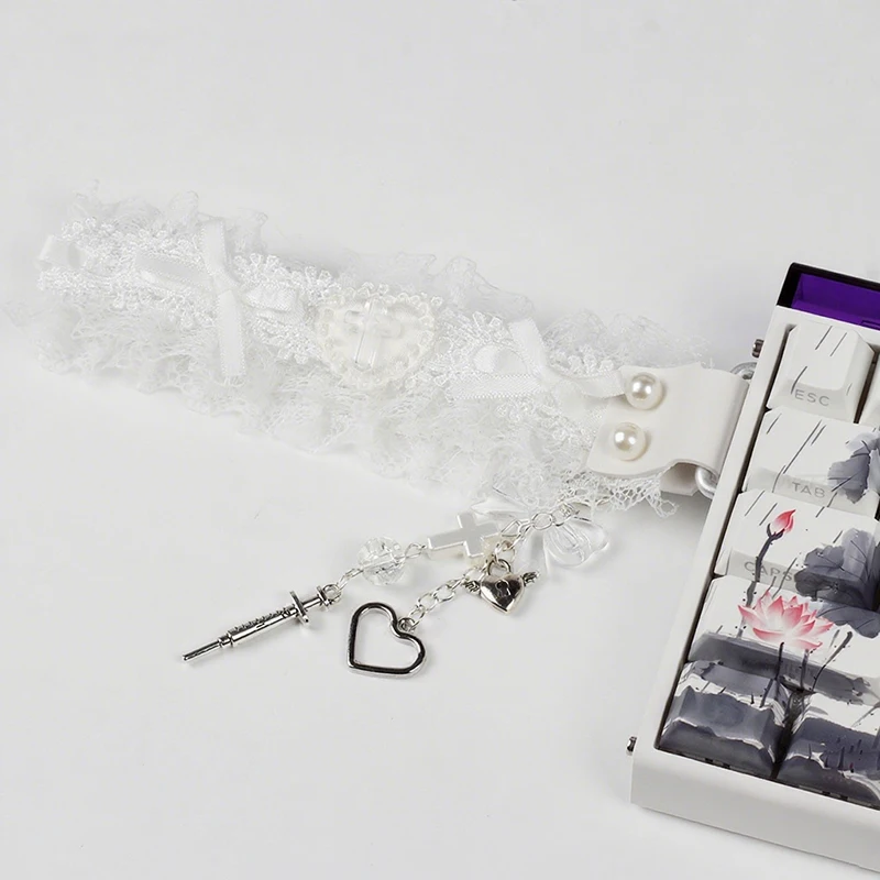 

NEW Lace Keyboard Ribbon Mechanical Keyboard Strap Universal Personalized Keyboard Ribbon Keyboard Decor Accessories