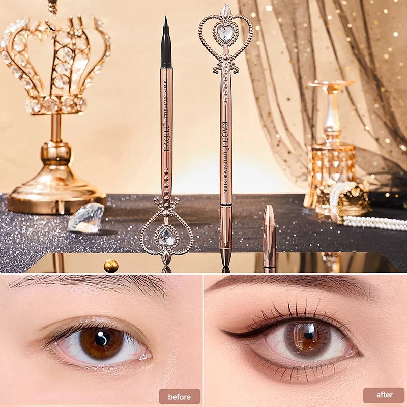 Liquid Eyeliner Not Smudge Long Lasting Waterproof Extremely Fine Eye Shadow Pen Glue Pen Eyeliner Makeup