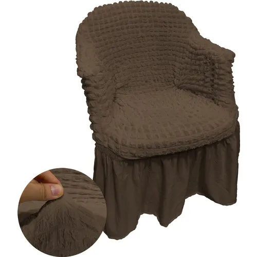 Pure Style Gossamer Lycra Flexible Wheel Washable Arm Chair Cover Chair with Arm Pouch