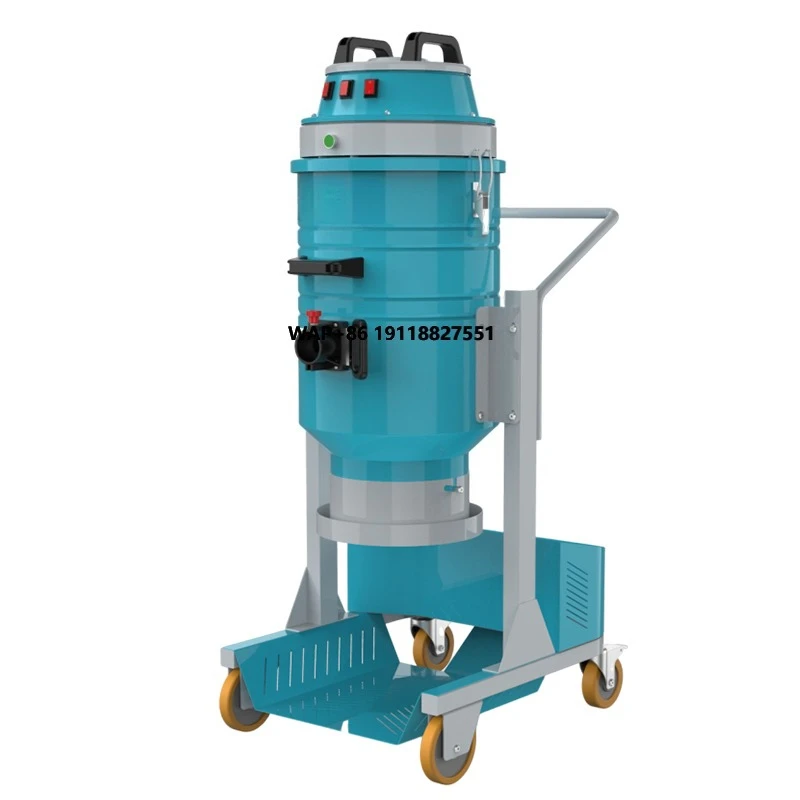 Factory Direct Sale Single Phase Single Barrel Bagging Wireless Dry Industrial Vacuum Dust Cleaner for Warehouse