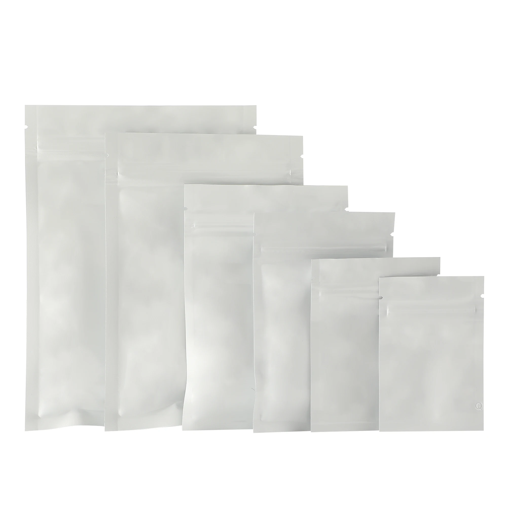 

100PCS Smell Proof Heat-Sealable Ziplock Foil Packaging Pouch Child Resistant Resealable Food Grade Mylar Bags For Food Storage