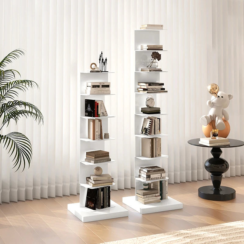 Internet celebrity invisible multi-layer bookshelf shelf floor-to-ceiling living room bookcase creative children's books