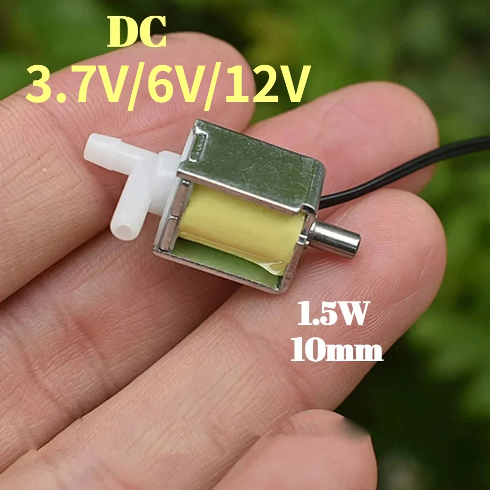 2-Position 3-Way Micro Solenoid Valve Micro 10mm DC 6V Normally Open/Closed Air Valve for Eye Massager and Medical Equipment