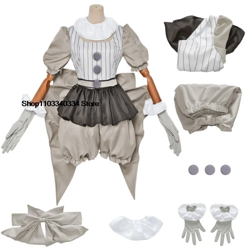 Costume de Cosplay du Film Clown détectée ywise, Ensemble Complet de Lolita d'Horreur d'Halloween pour ixde Carnaval, pour Femme