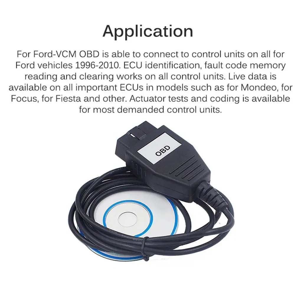 Auto Diagnostic Cable For Ford VCM Car Fault Detection Tool